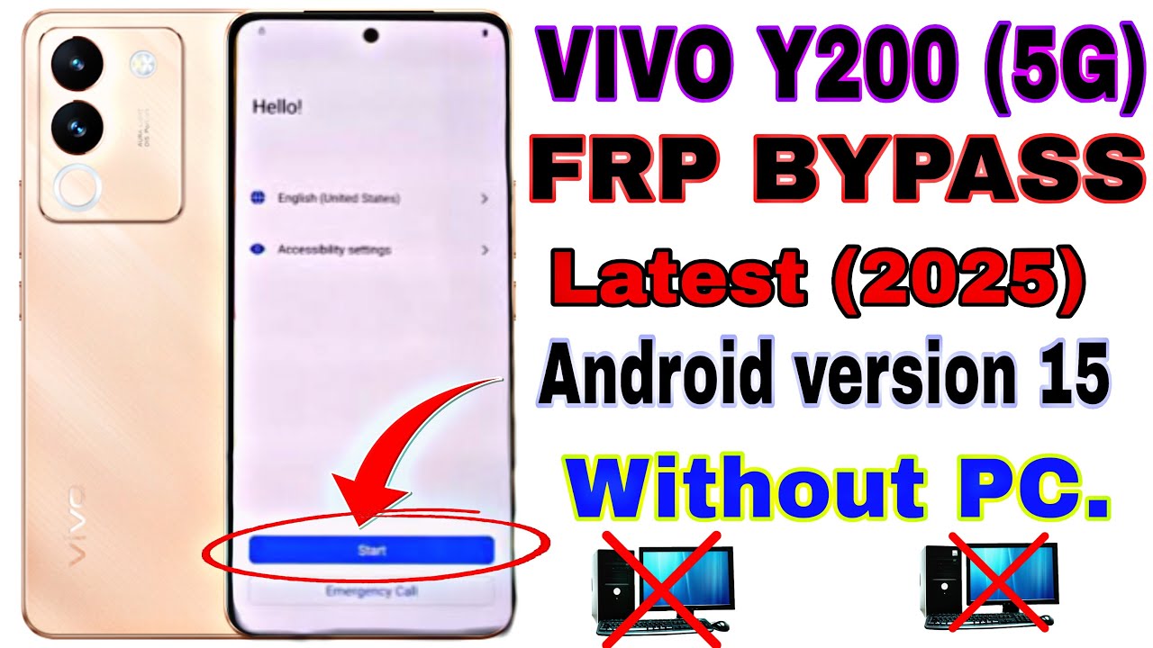 Vivo Y200 FRP Bypass 2025 | Android 14/15 | Without PC | 100% Working Method