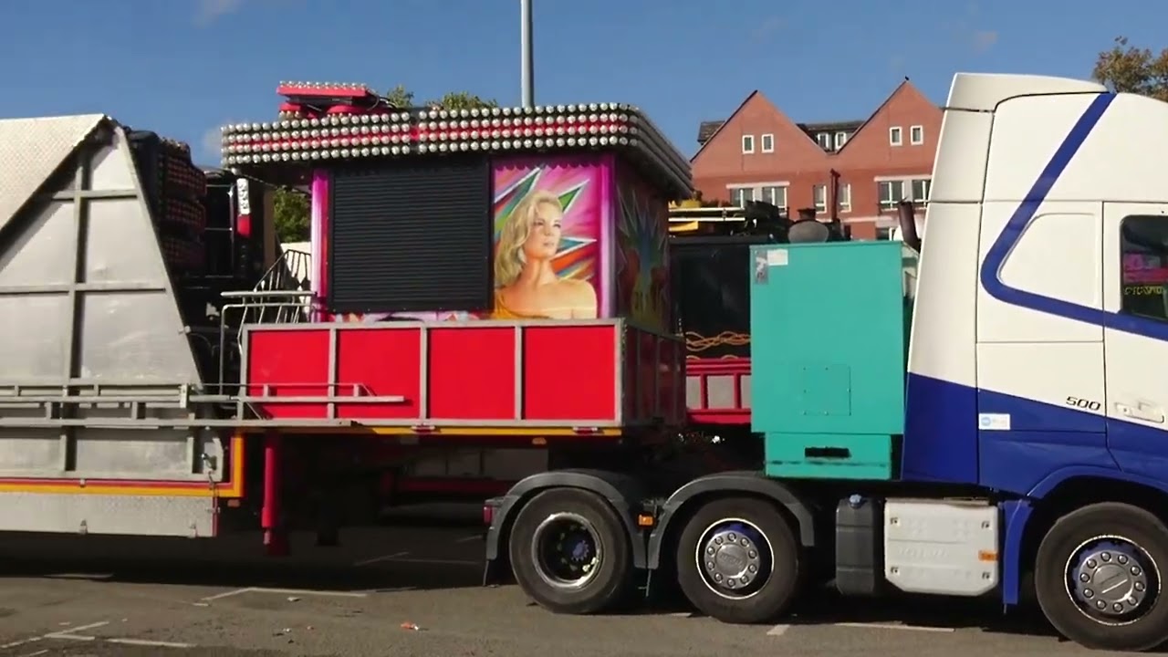 7th October nottingham goose fair Monday afternoon walkthrough 2024