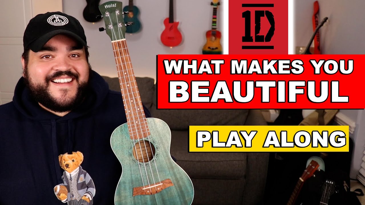WHAT MAKES YOU BEAUTIFUL - One Direction (Ukulele Cover & Play Along)