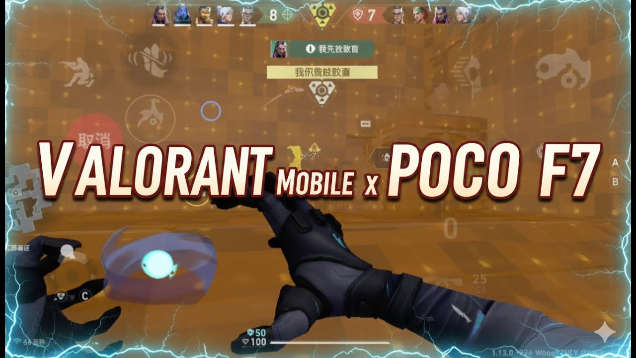 Poco F7 (120 FPS)🔥Valorant Mobile Test/ Gameplay/ Control