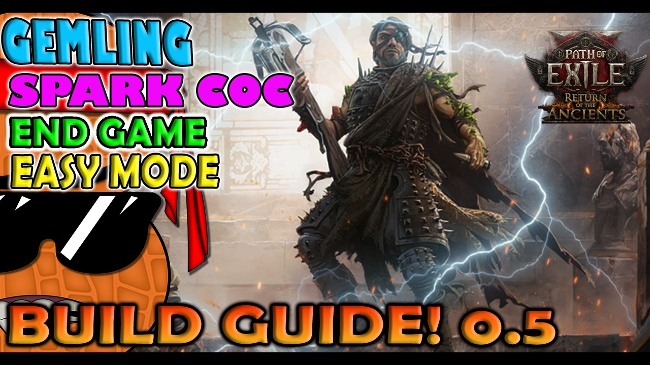 PoE 2 Spark Crit Gemling Build Guide | Fast Mapping & Massive Boss DPS 0.5