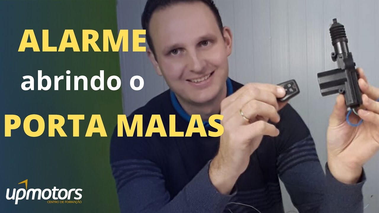 Veja como abrir o PORTA MALAS automático pela saída AUXILIAR do ALARME