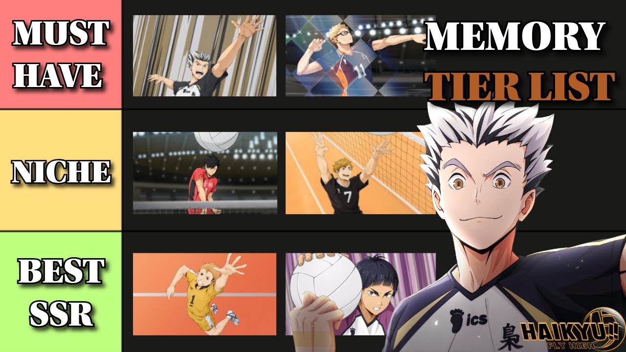 ALL UR/SP MEMORIES TIER LIST + SSR RECOMENDATIONS!! | HAIKYU!! Fly High