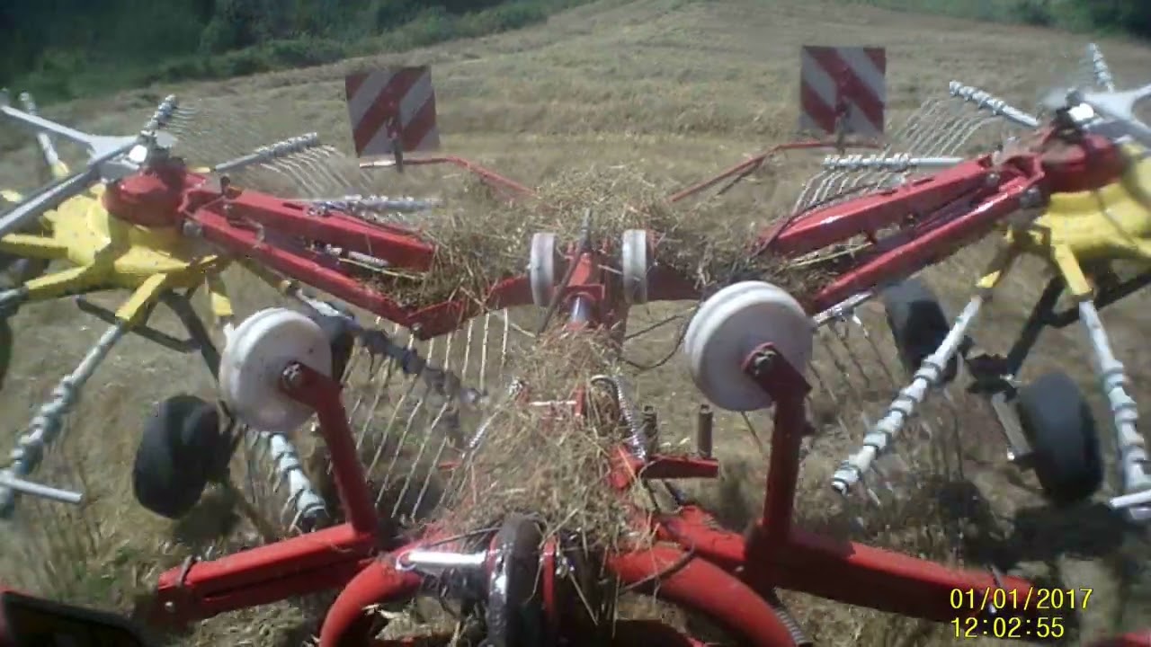 Ranghinatura primo taglio SAME Iron 110 2 e Pottinger  top 612A