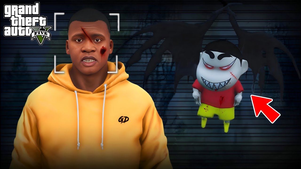 Franklin & Shinchan Found A Real Ghost Shinchan in GTA 5