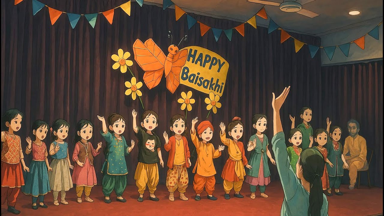 BAISAKHI CELEBRATION IN MAGGO KIDDS GROW PRE SCHOOL