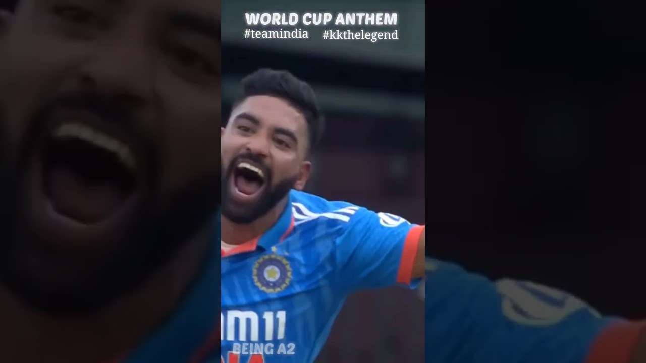 For every WORLD CUP,there is only one Anthem. #JOSHOFINDIA #teamindia #kkthelegend #worldcup23