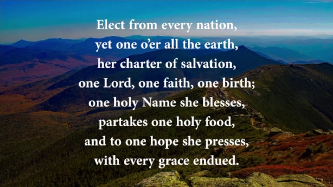 The church's one foundation  |  Hymn 525