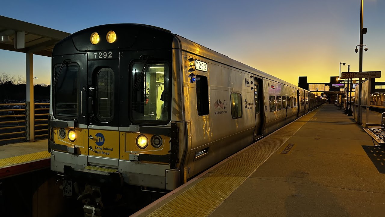 MTA Long Island RailRoad: M7 Train 2096 Ride from Atlantic Terminal to Ronkonkoma