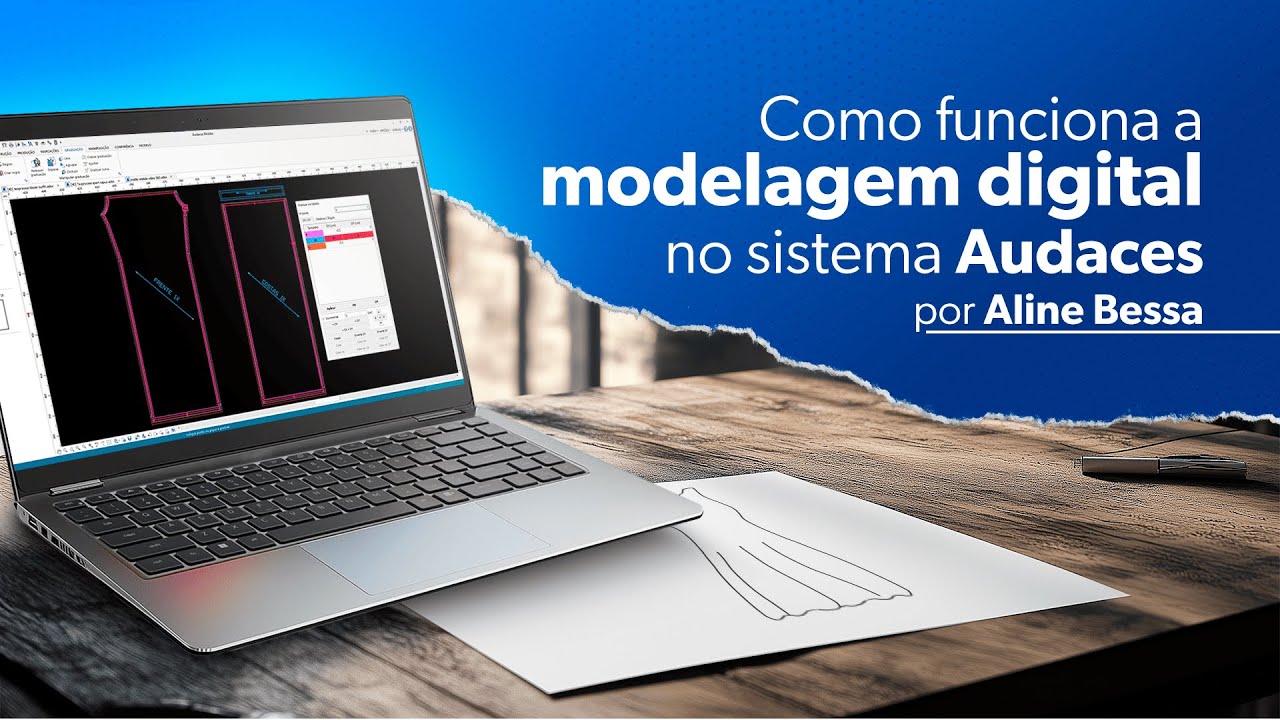 Como funciona a MODELAGEM DIGITAL no sistema Audaces por @bessaaline