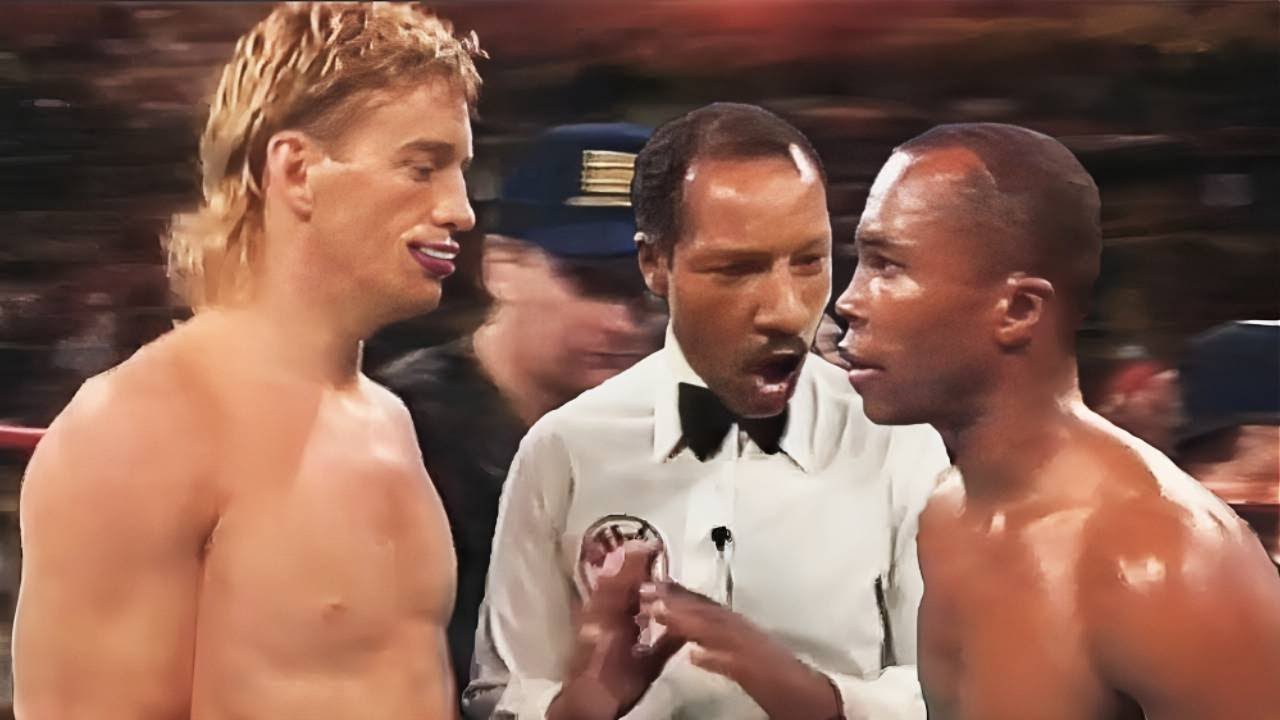 Cuando Ray Leonard se ENFRENTÓ a Lalonde, que HABLABA BASURA! Esto fue irreal...