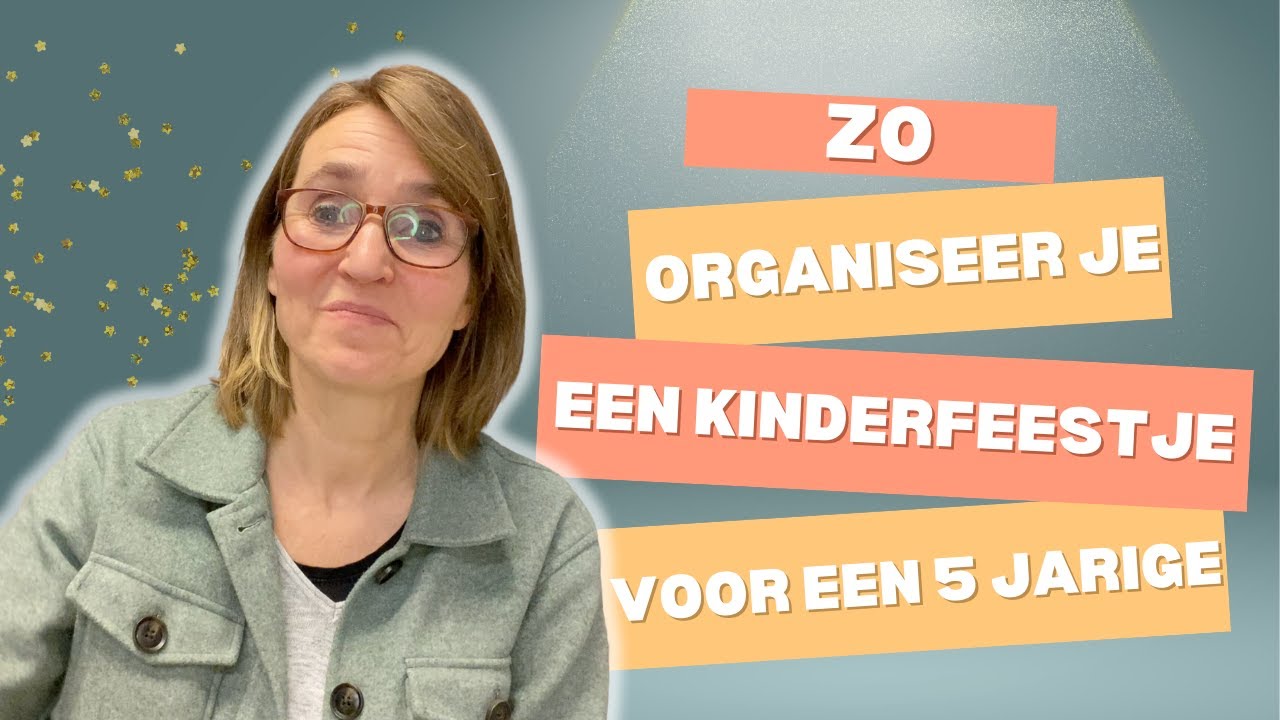 kinderfeestje organiseren voor kinderen van 5 jaar