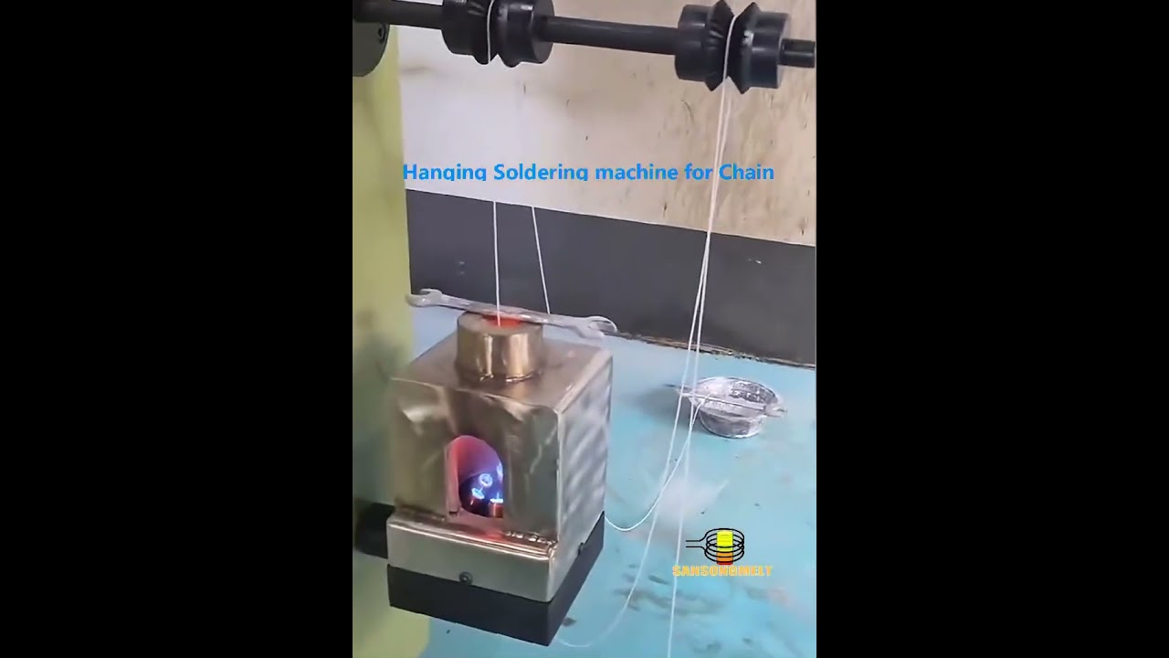SanSongMelt- Hanging Soldering machine for Chain / Chain Making Machine