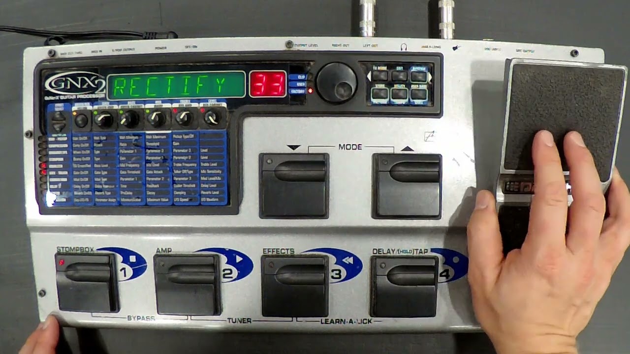 Digitech GNX2 Multi effect station - Pedal Profile Video