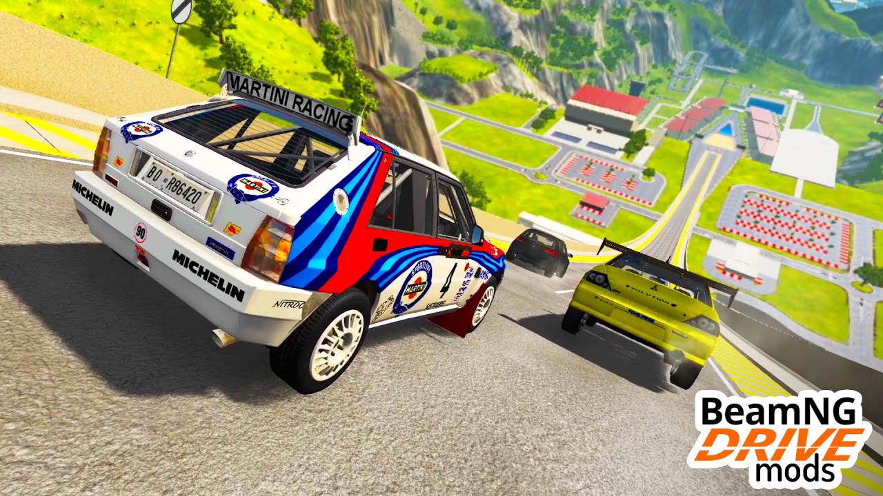 Saltos y Choques Epicos#6 🚘 Barrancos Colisiones Vehiculos 🚍 EPIC CAR CRASH BeamNG Drive