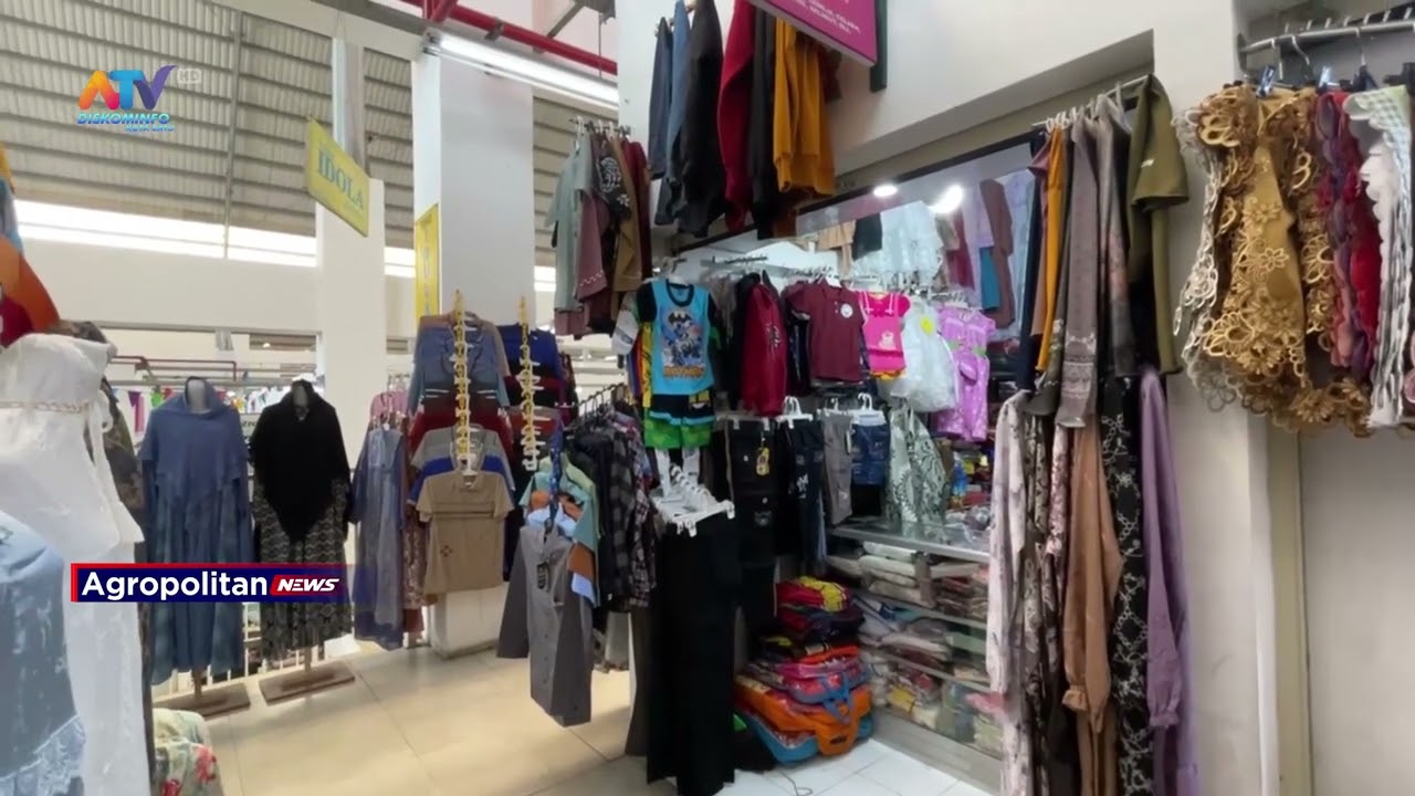 JELANG LEBARAN, PENJUALAN PAKAIAN DI PASAR AMONGTANI KOTA BATU MASIH SEPI | ATV MALANG RAYA
