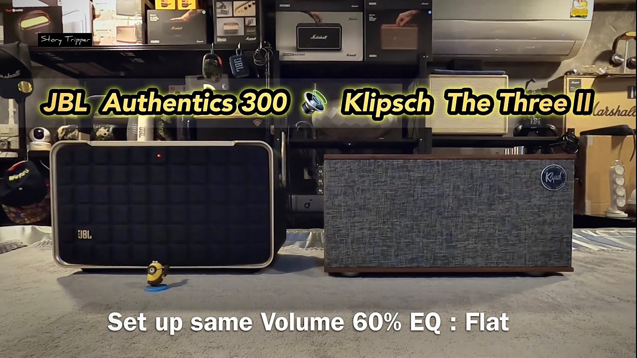 JBL Authentics 300 vs Klipsch The Three II