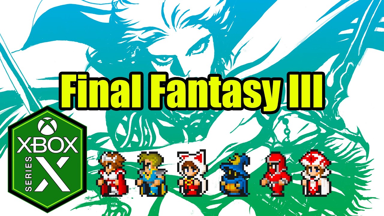 Игровой процесс Final Fantasy 3 на Xbox Series X [Оптимизировано] [Xbox Game Pass]