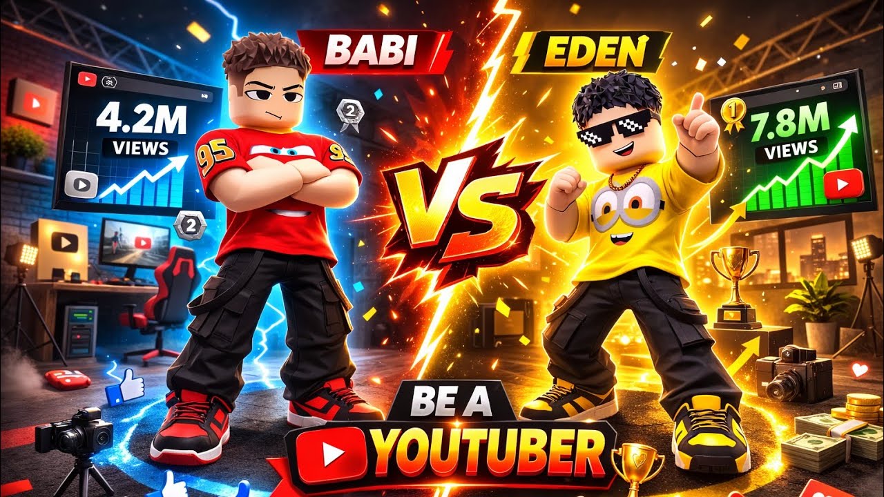 Babi kundër Djalit 😱 Kush bëhet YouTuber LEGJENDË? | Roblox
