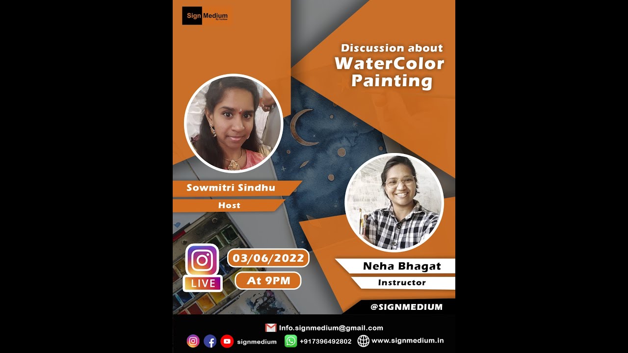 Discussion About Water Color Painting Live