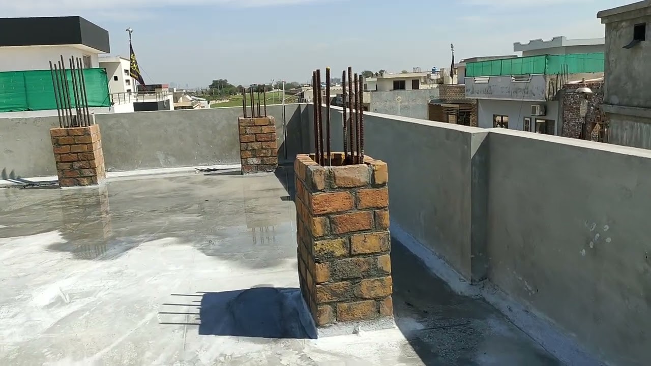 How to Secure Columns on Top Floor