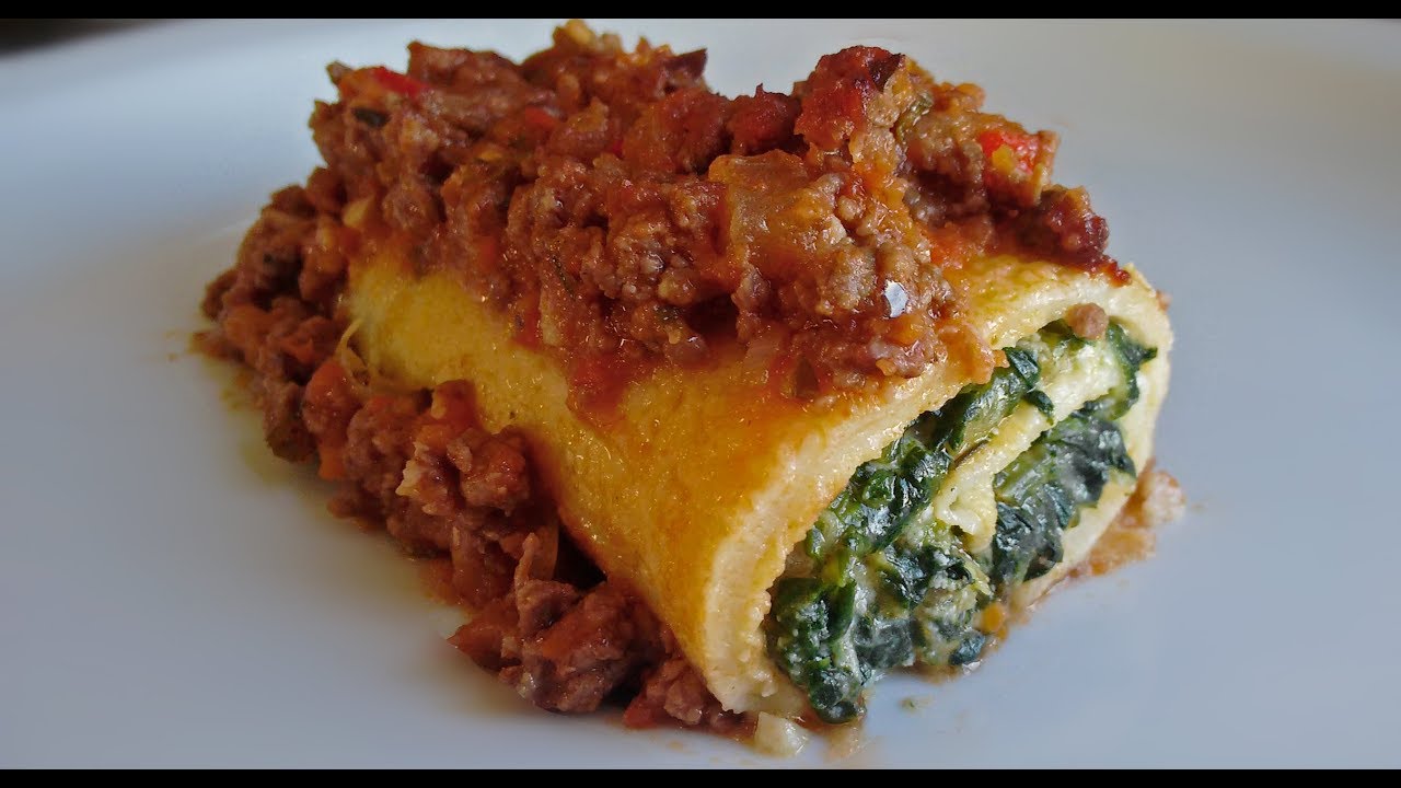 ¡QUIERO COMER! | Canelones de acelga y ricota - Con salsa