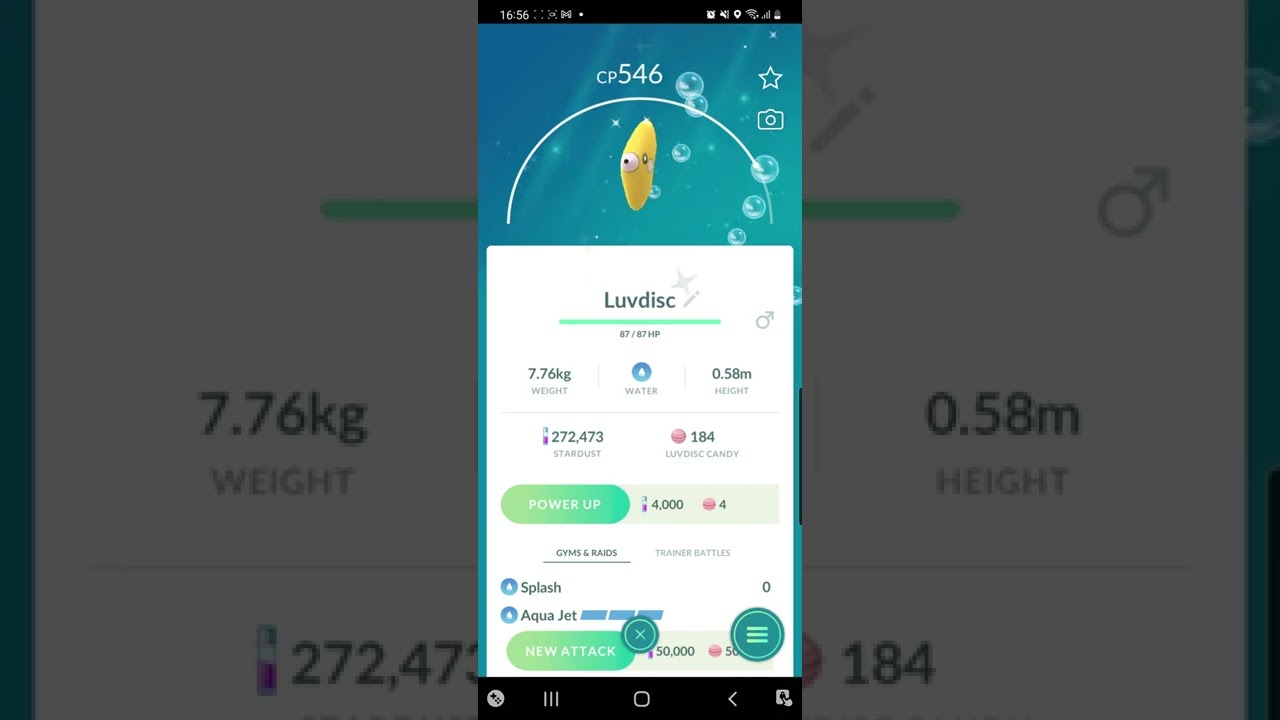 Pokemon Go ULTRA RARE SHINY LUVDISC ✨️