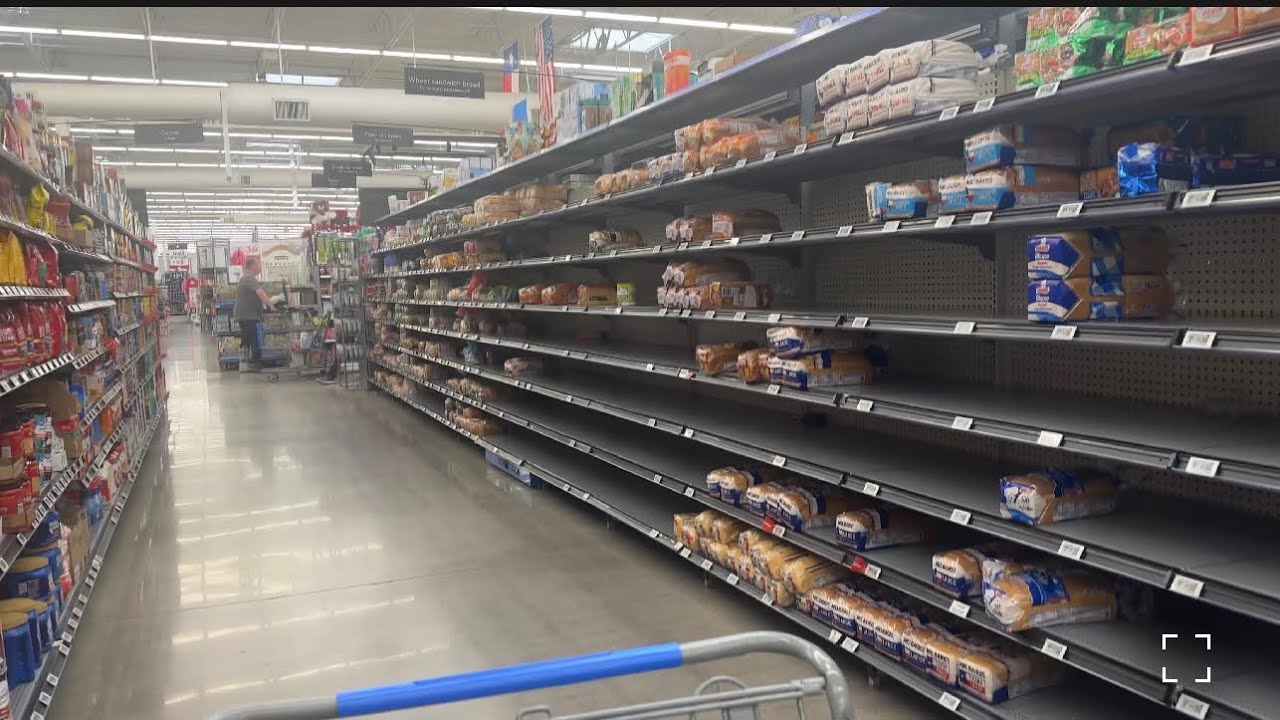Cómo se ve WALMART a horas antes de la TORMENTA de INVIERNO ? 
