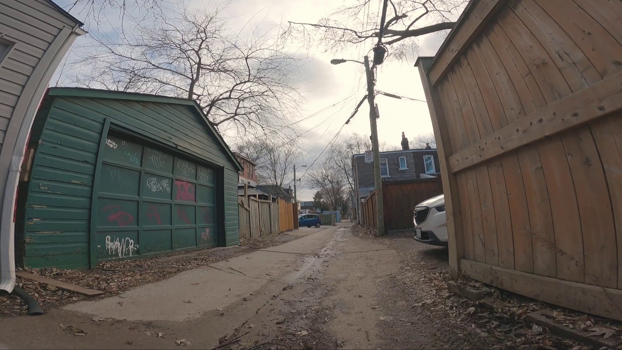 Winter Bike Ride - Toronto's Hidden Laneways