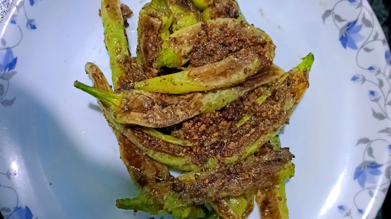 Very Easy And Delicious Green Chilli Fry Recipe 🌶️ #recipe #cooking #stayhappy #staysafe 