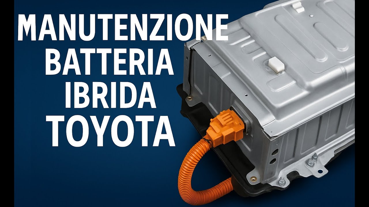 Smontaggio e manutenzione batteria Toyota Hybrid.