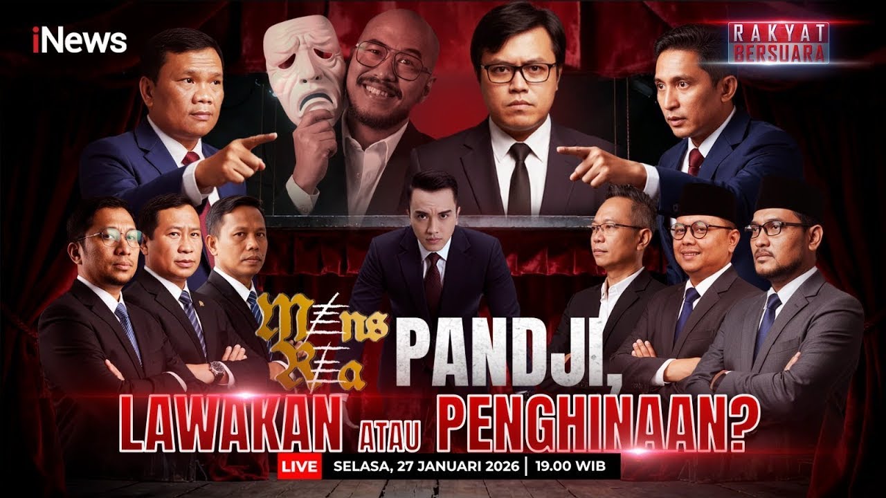 🔴LIVE MENS REA PANDJI, LAWAKAN ATAU PENGHINAAN? | RAKYAT BERSUARA