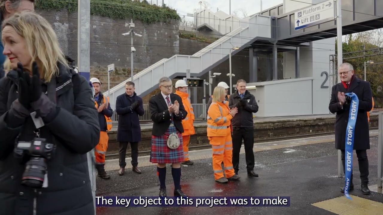 Port Glasgow's Access for All footbridge and lifts now open!