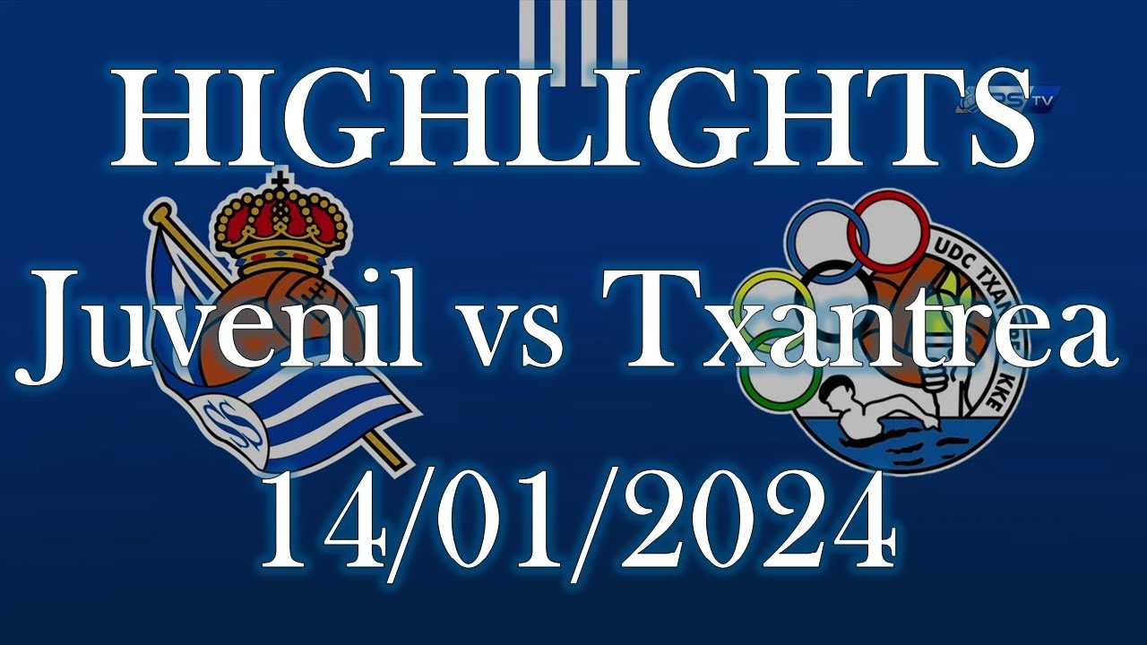 HIGHLIGHTS｜Real Sociedad Juvenil vs UDC Txantrea sub19｜División de Honor Jornada16 (14/01/2024)