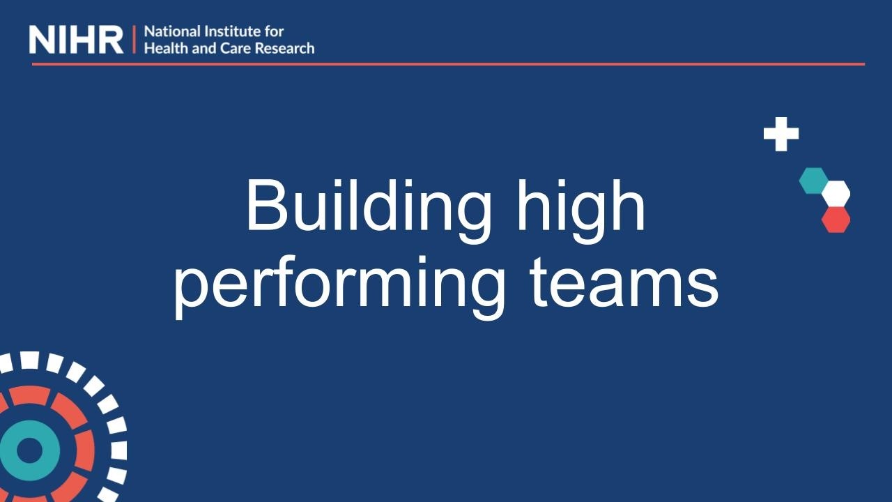 Building a high performing team