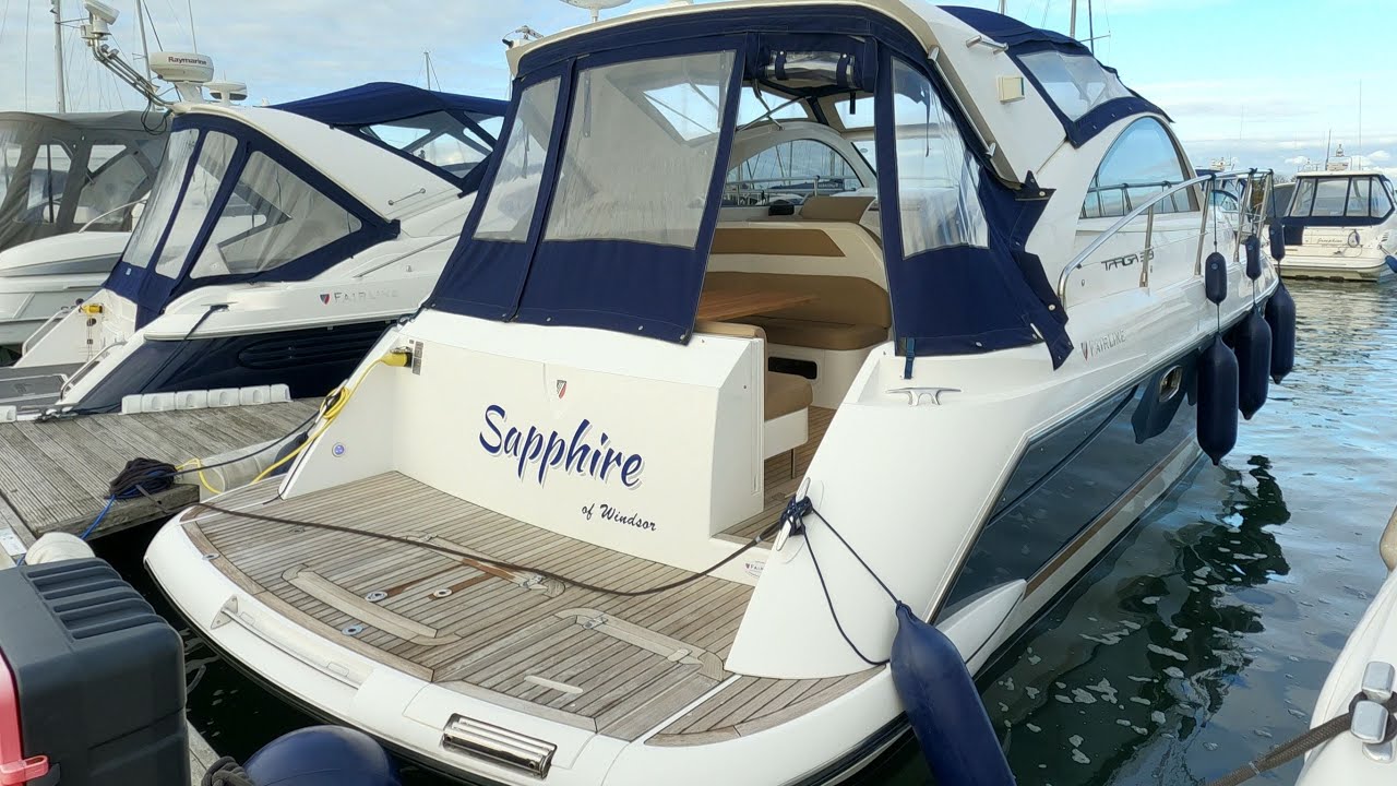 Полный тур на лодке — Fairline Targa 38 — 219 999 фунтов стерлингов — 2011 г.