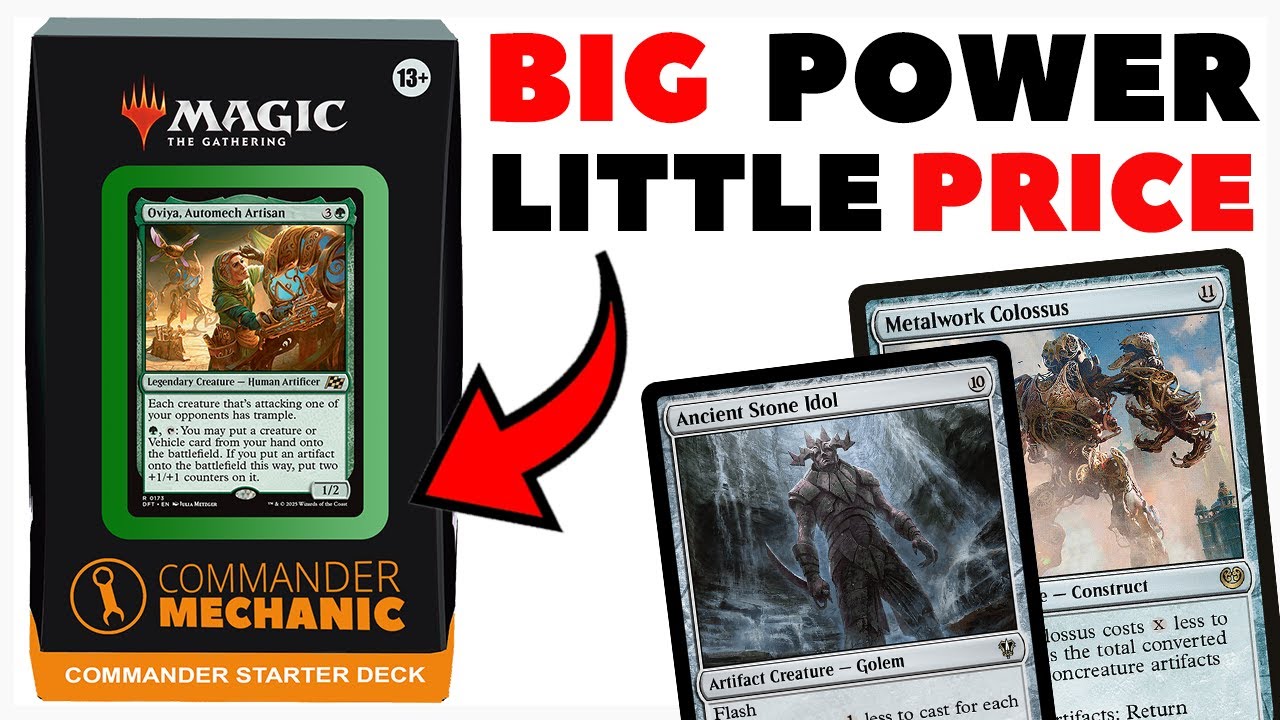 Build Your Own Commander Starter Deck! 🛠 $25 Oviya Automech Artisan Mono Green Commander Deck