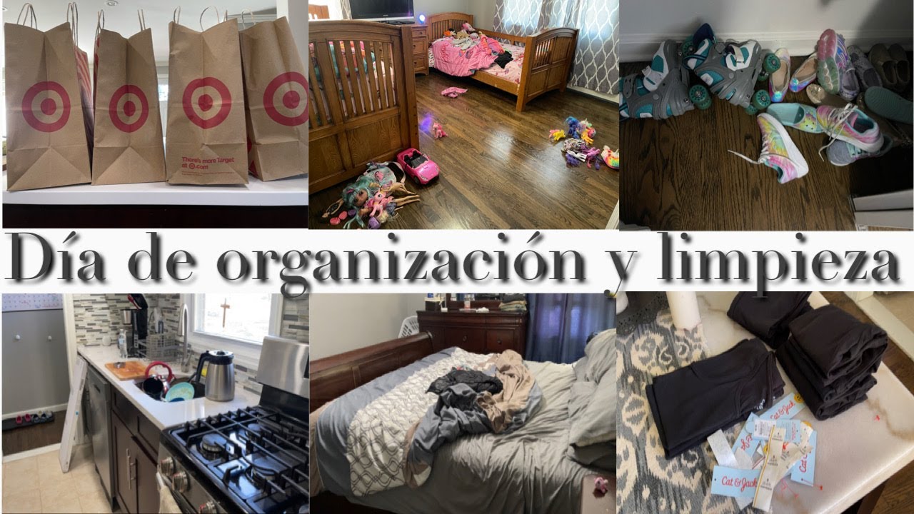 Rutina de una MADRE DE TRES- limpieza//Que compré en Target?// Limpieza de casa