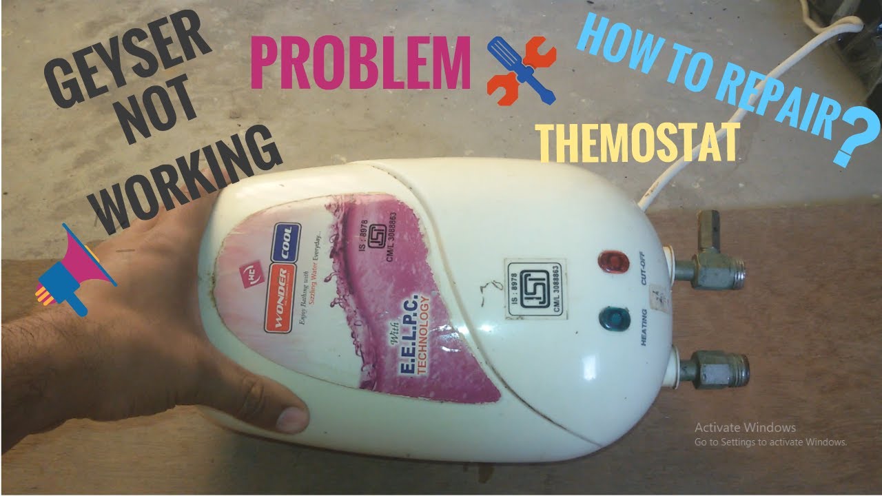 How to repair geyser | How to repair water heater | Instant geyser thermostat repair