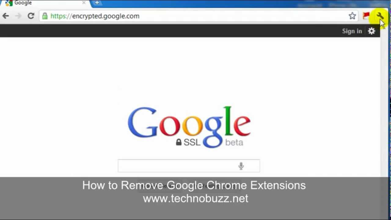 How to Remove Google Chrome Extensions | Technobuzz.net