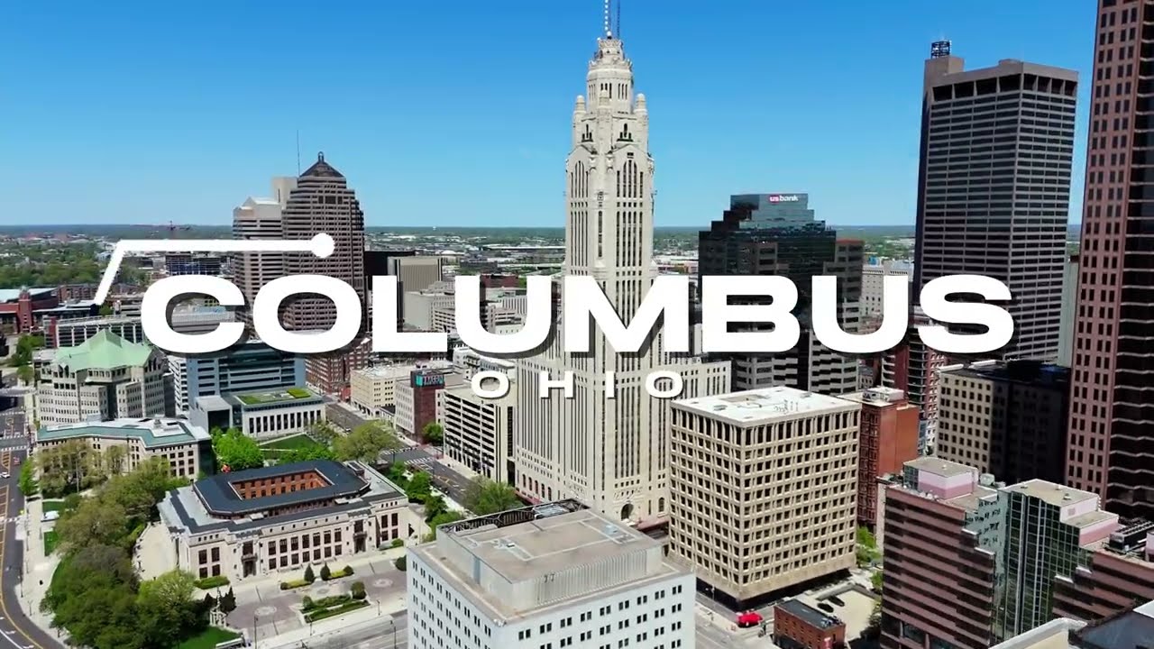 Columbus, Ohio | 4k Drone Footage | 2025