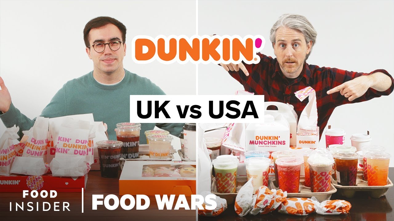 US vs UK Dunkin&rsquo; | Food Wars