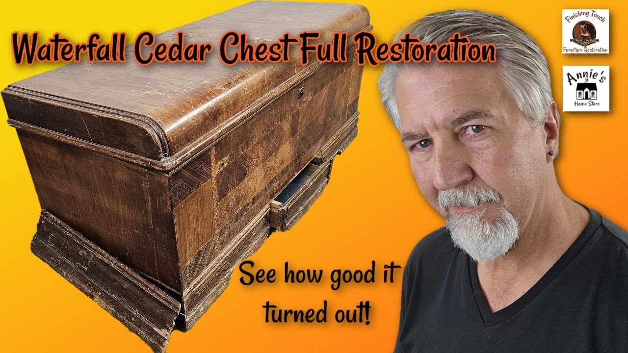 Restoring a Hidden Gem: Vintage Waterfall Cedar Chest