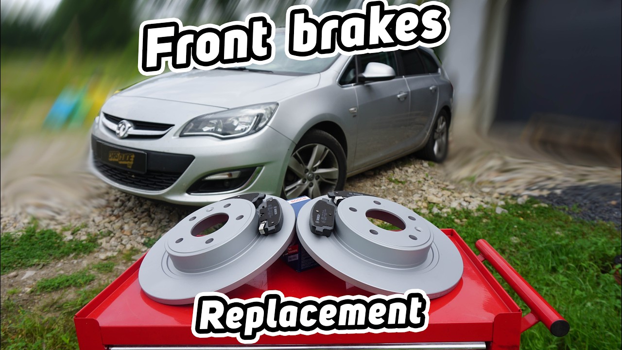 How to replace front brake pads and discs - Vauxhall / Opel Astra J Insignia (COMPLETE GUIDE)