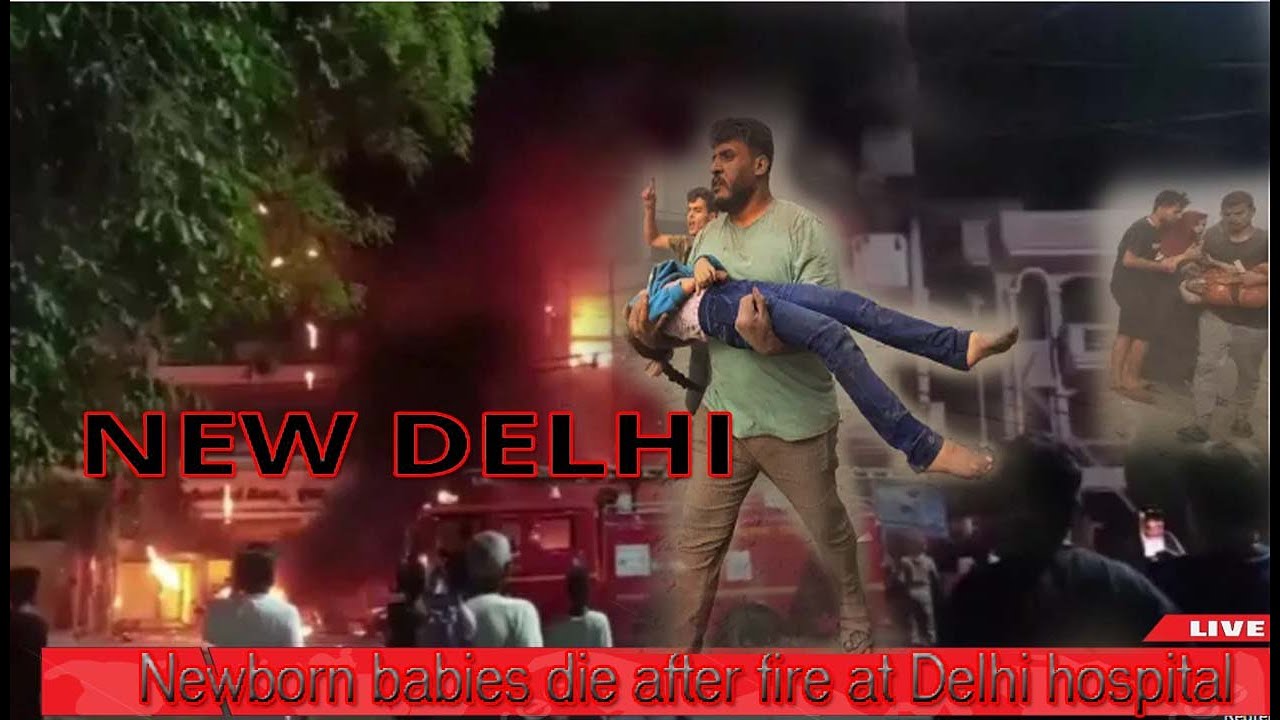 BBCN Newborn babies die after fire at Delhi hospital Latest News vivek vihar hospital