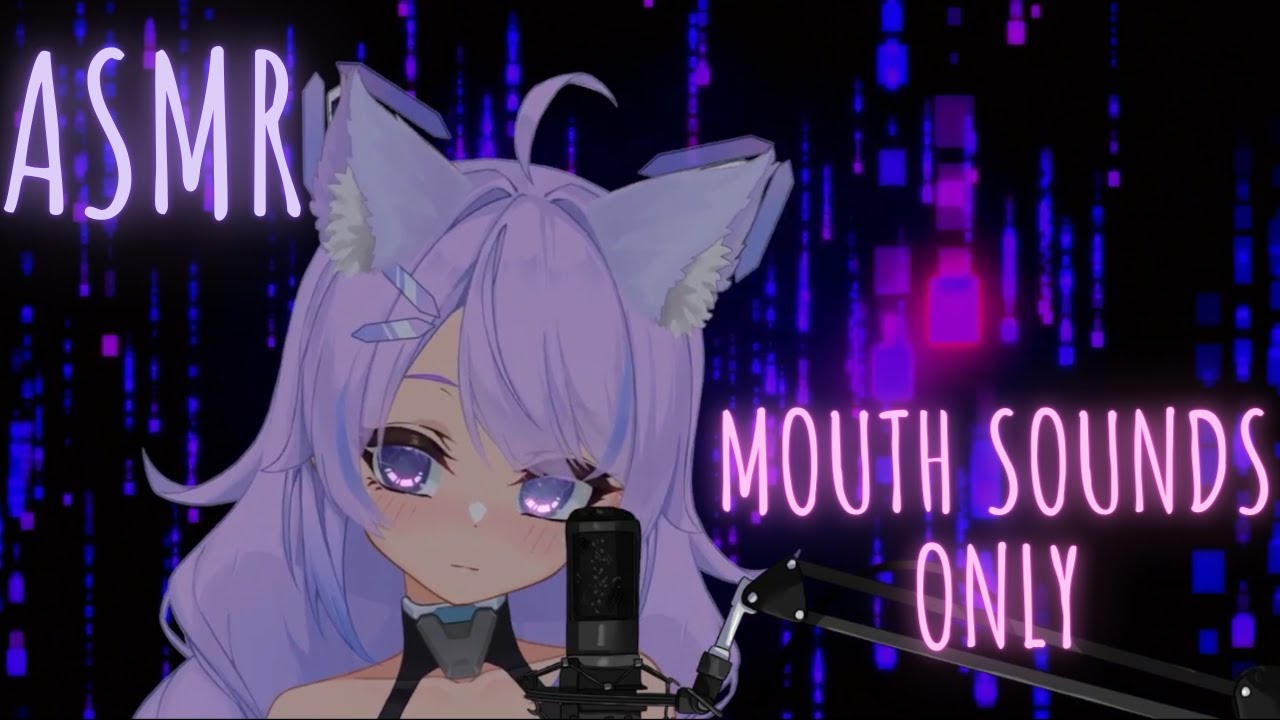 【ASMR】✨No talking Neko Mouth Sounds✨  (Fast Ear Eating, Tongue Fluttering, Purring, Licks, Breaths)