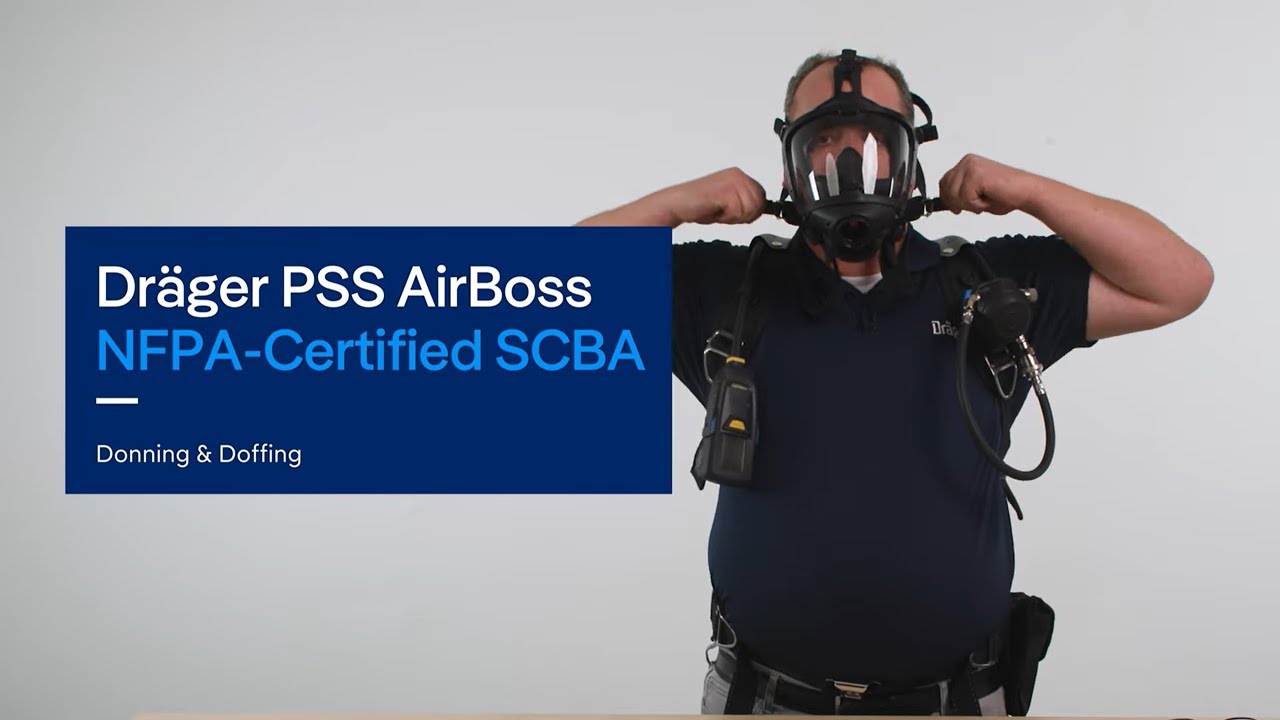 Dr&auml;ger PSS AirBoss &ndash; NFPA-Certified SCBA - Donning & Doffing