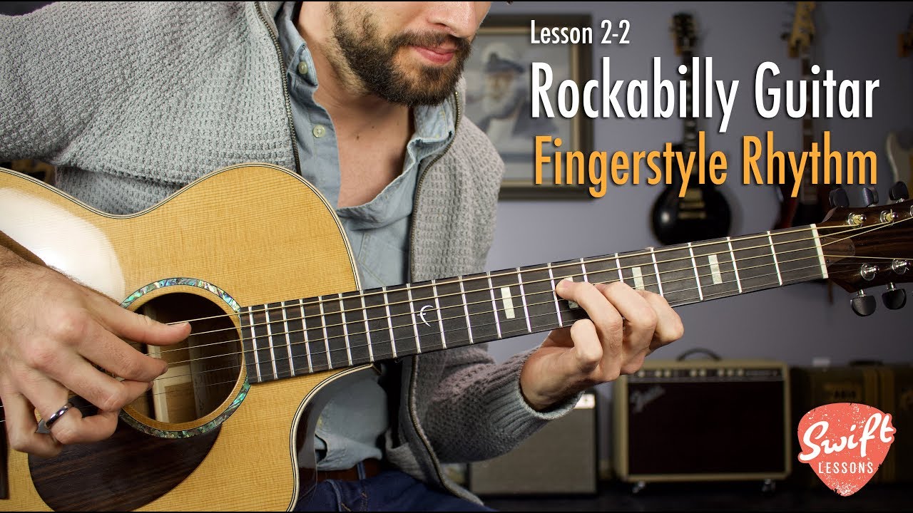 Rockabilly Fingerstyle Guitar Lesson Part 2 - Advanced Techniques