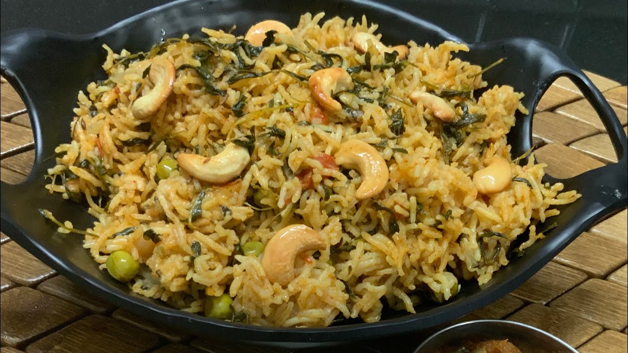 கீரை சாதம் இப்படி மணக்க மணக்க செய்யுங்க/Methi pulao/vendhayakeerai pulao/Keerai sadham/variety rice