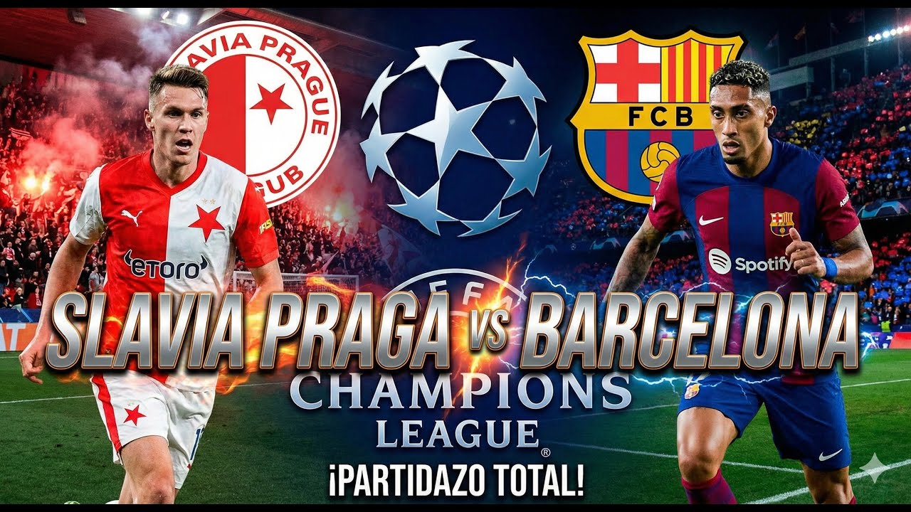 Slavia Praga Vs Barcelona - Champions League 26
